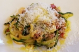 Zucchini Zoodles with Ground Turkey Tomato Sauce